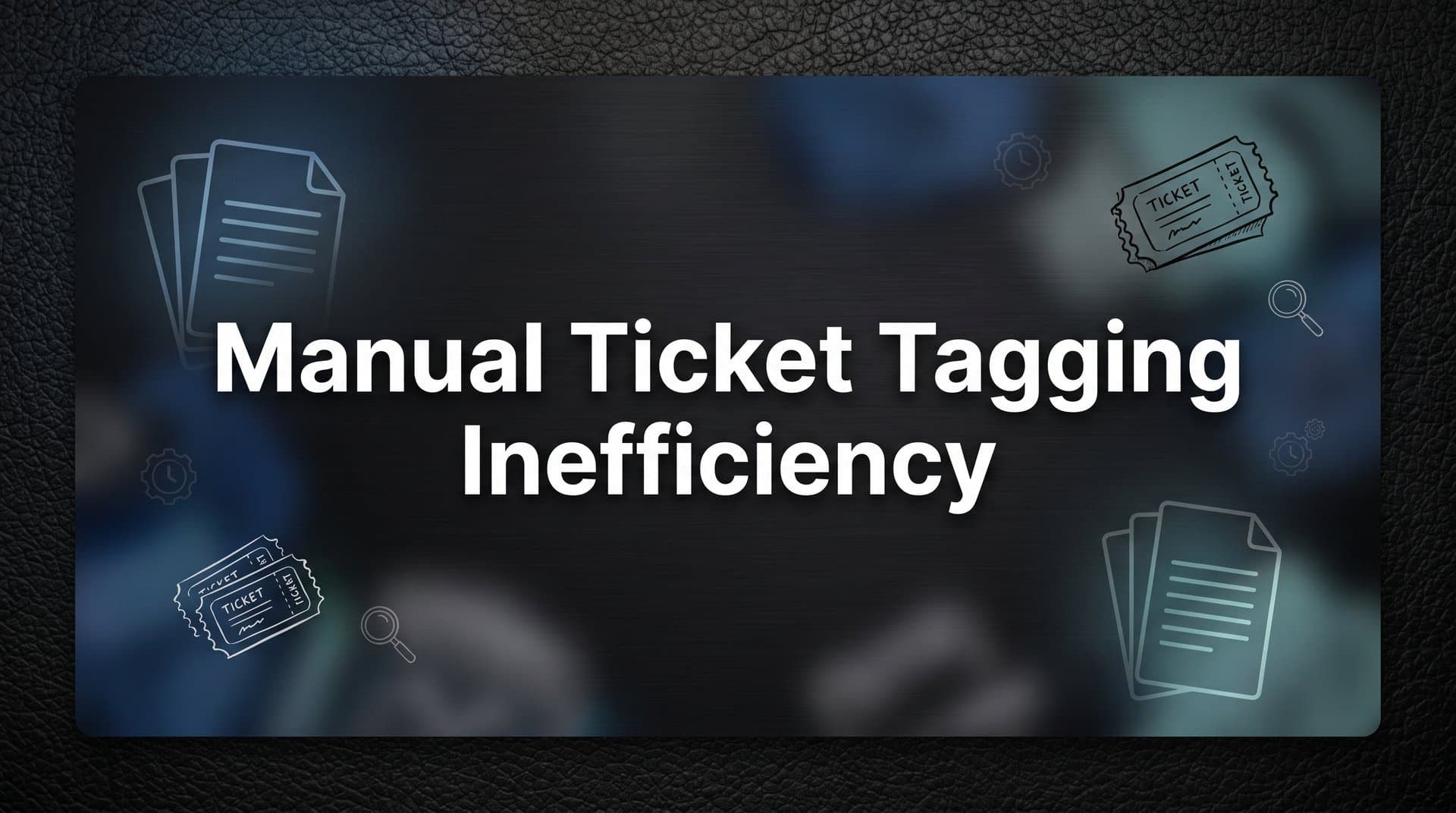Manual Ticket Tagging Inefficiency: Why It's Costing Your Support Team More Than You Think