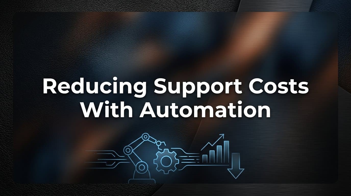 7 Proven Strategies for Reducing Support Costs with Automation