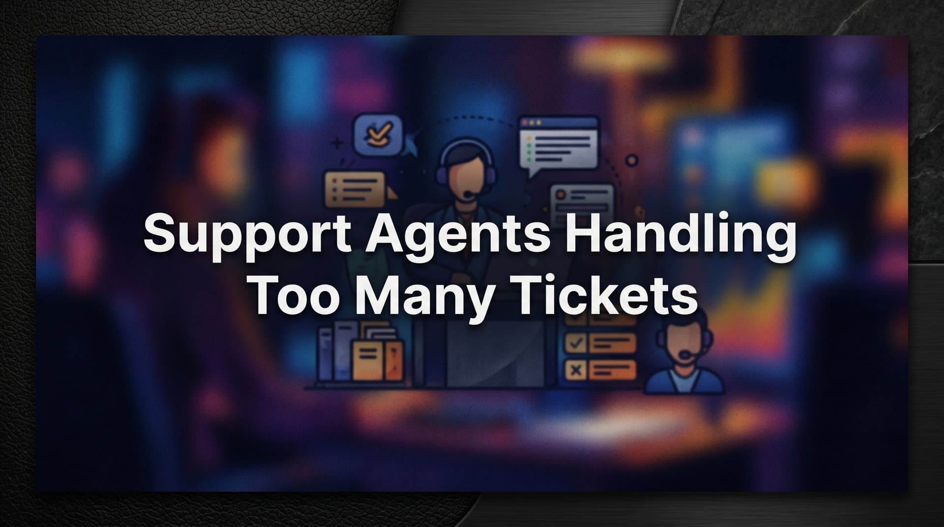 Support Agents Handling Too Many Tickets? A Step-by-Step Fix