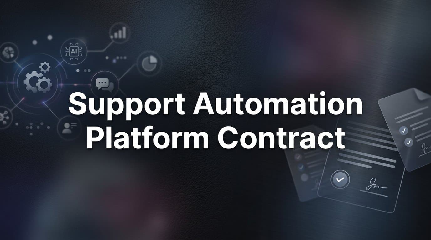Support Automation Platform Contracts: What to Read, Ask, and Watch Out For