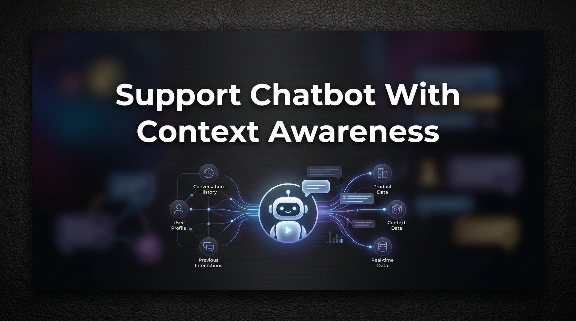 Support Chatbot with Context Awareness: How Smarter AI Resolves Issues Faster