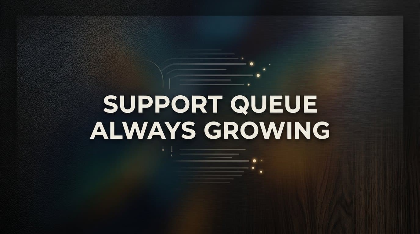 Why Is Your Support Queue Always Growing? (And How to Actually Fix It)