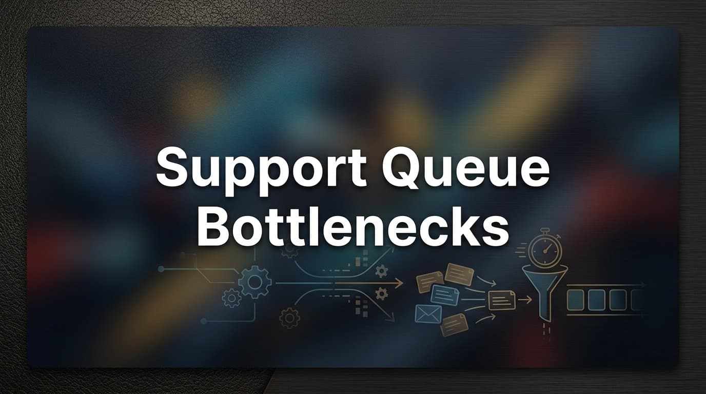 Support Queue Bottlenecks: What They Are, Why They Happen, and How to Fix Them