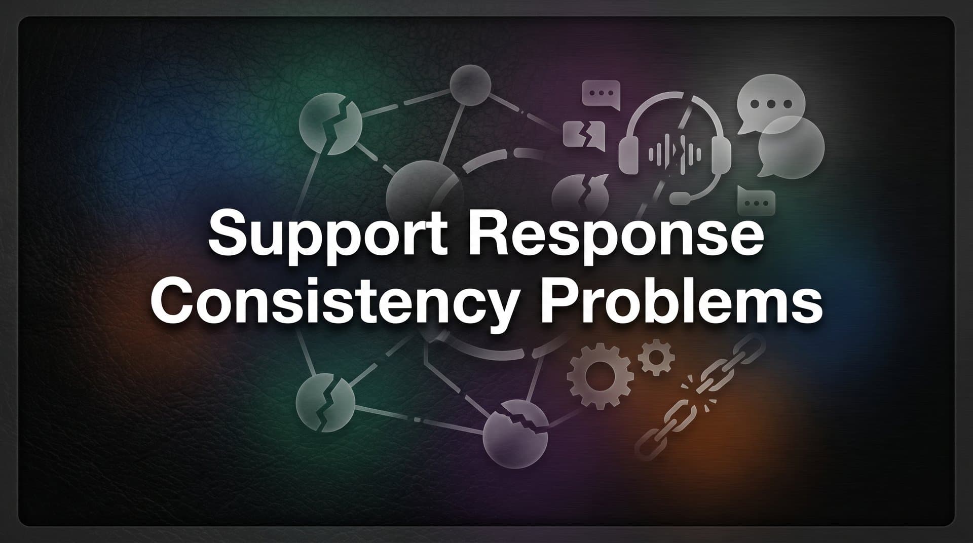 Support Response Consistency Problems: Why Your Team Gives Different Answers to the Same Question