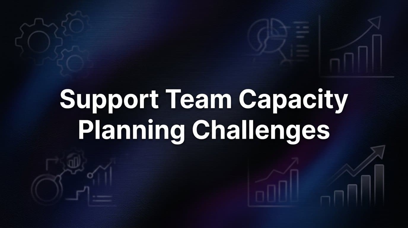 Support Team Capacity Planning Challenges: Why Headcount Math Keeps Failing