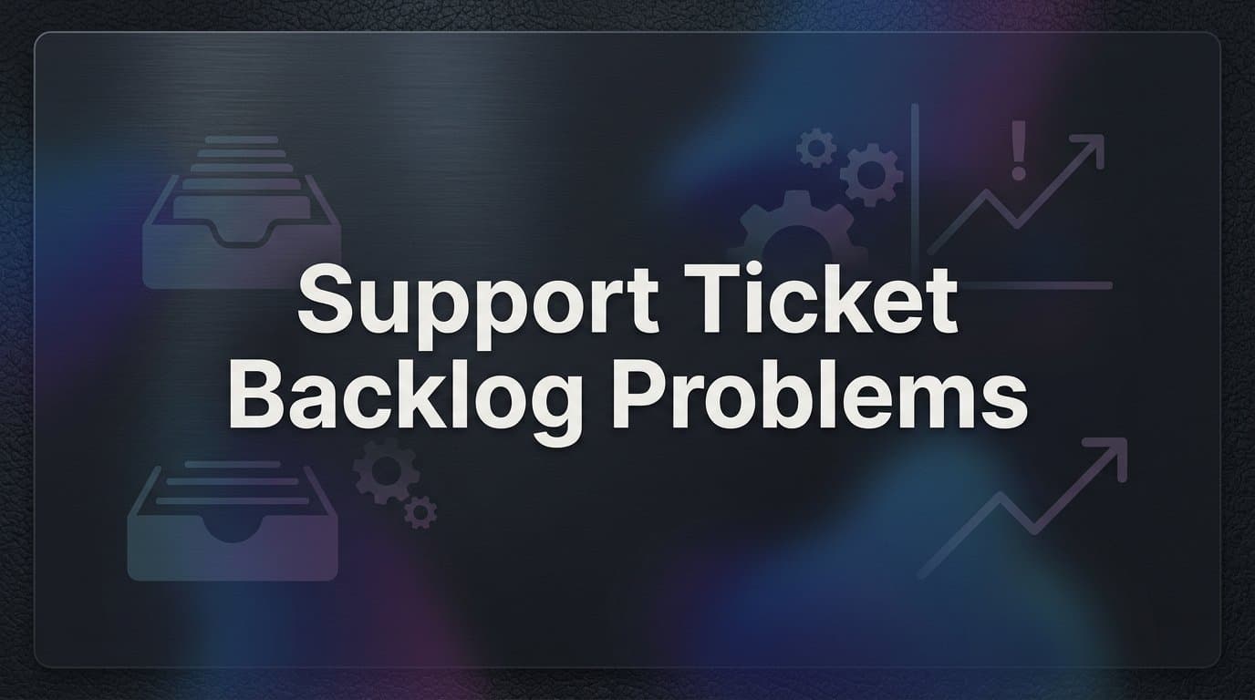 Support Ticket Backlog Problems: Why They Happen and How to Fix Them