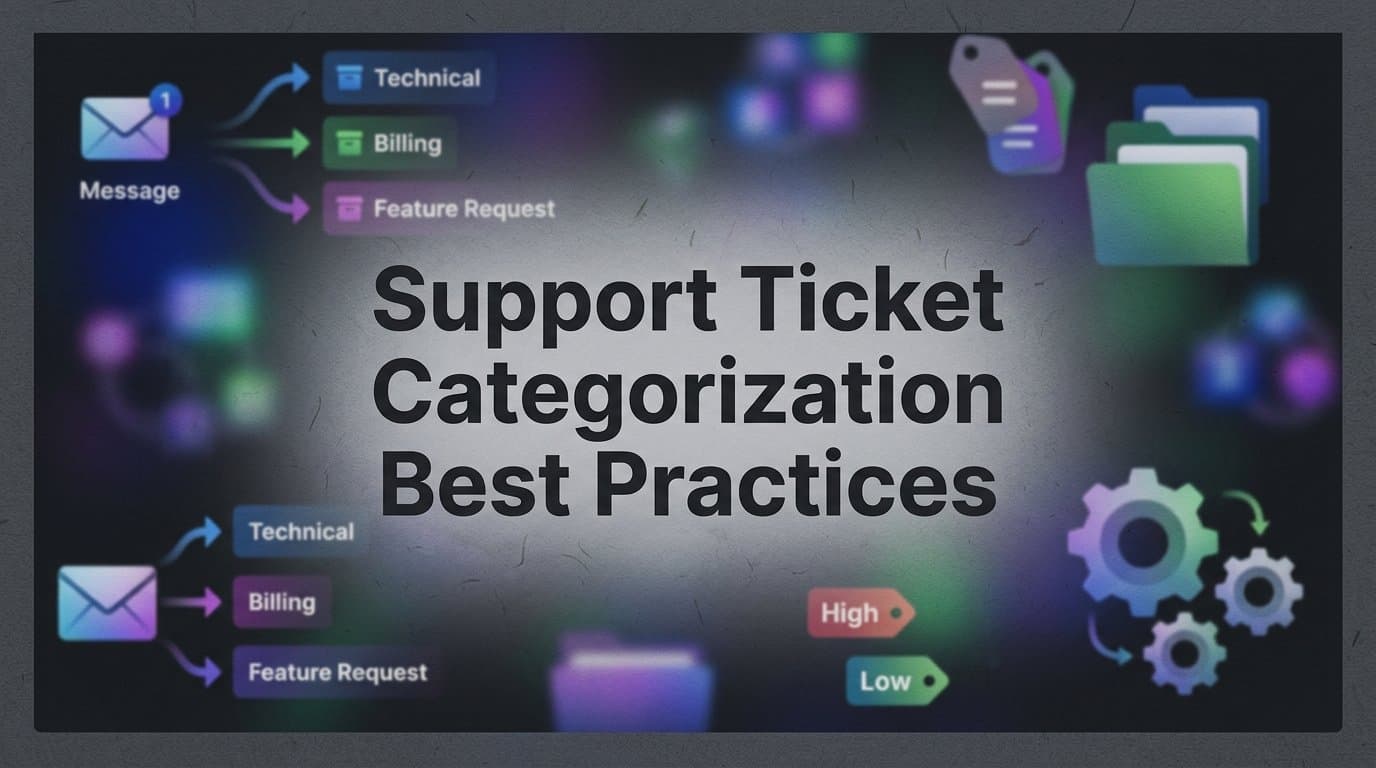 8 Support Ticket Categorization Best Practices That Actually Scale