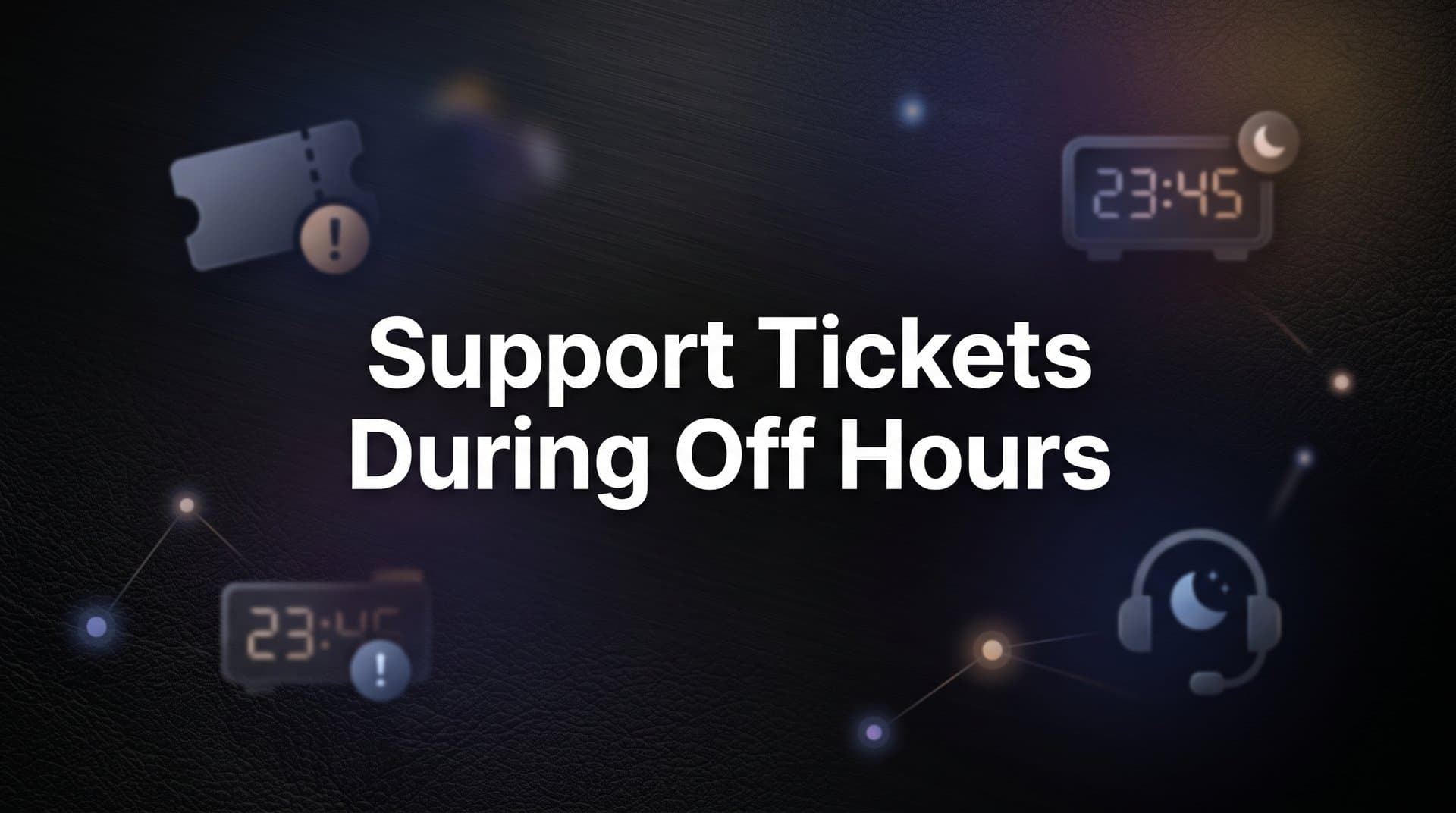 Support Tickets During Off Hours: What Happens When Your Team Logs Off